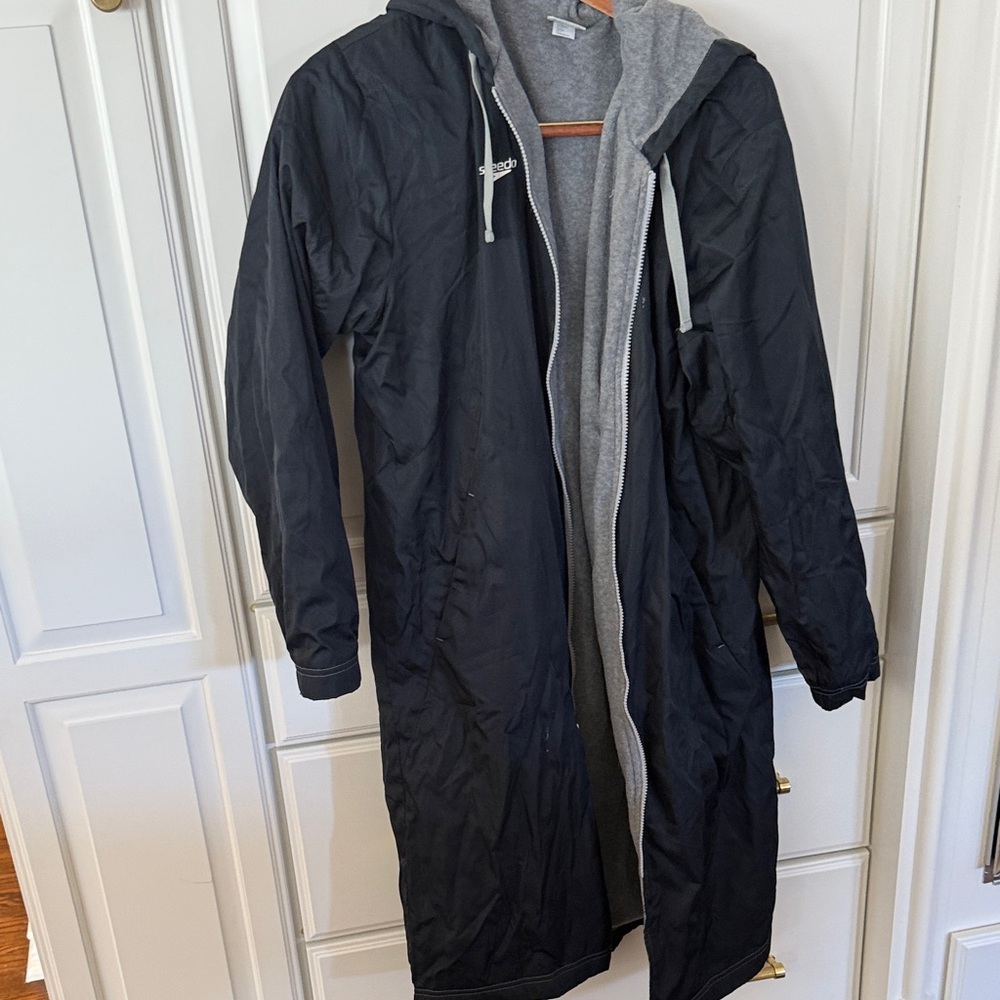 Speedo Black and Gray Women's Jacket
